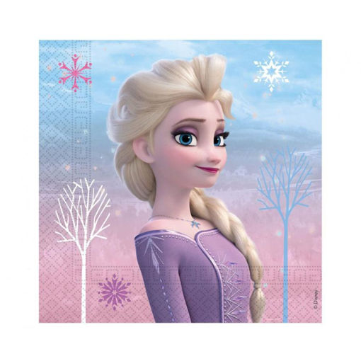 Picture of FROZEN 2 WIND PAPER NAPKINS 33X33CM - 20 PACK